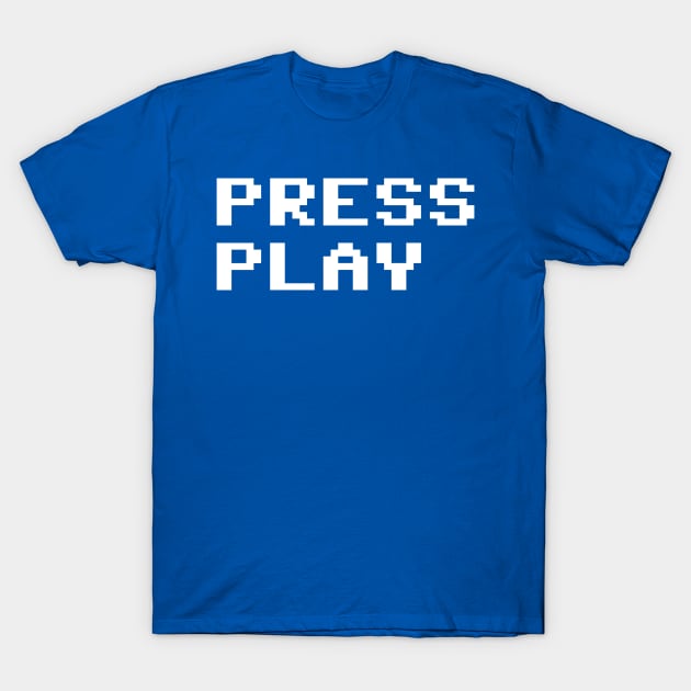 Press Play T-Shirt by RetroCheshire